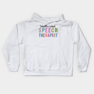 Speech Therapist Gifts | World's cutest Speech Therapist Kids Hoodie